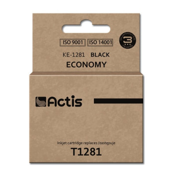 Tusz ACTIS KE-1281 (zamiennik Epson T1281, Standard, 15 ml, czarny)