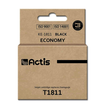 Tusz ACTIS KE-1811 (zamiennik Epson T1811, Standard, 18 ml, czarny)