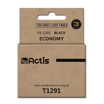 Tusz ACTIS KE-1291 (zamiennik Epson T1291, Standard, 18 ml, czarny)