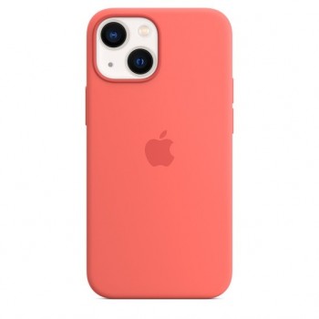 Etui silikonowe z MagSafe do iPhonea 13 mini - róż pomelo