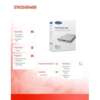 Dysk Portable SSDv2 500GB 2,5E STKS500400