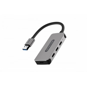 Hub USB-A 4 porty USB-C 5Gbps