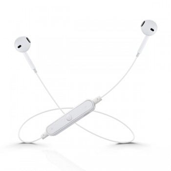 Słuchawki bezprzewodowe SAVIO WE-01 (douszne, bezprzewodowe, Bluetooth, z wbudowanym mikrofonem, kolor biały