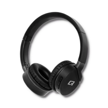 Słuchawki bezprzewodowe, z mikrofonem Qoltec 50825 (nauszne, bezprzewodowe, TAK, kolor czarny