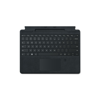 Microsoft Surface Pro Signature Keyboard with Fingerprint Reader Czarny Microsoft Cover port QWERTY Angielski