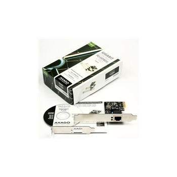 AXAGO PCEE-GR PCI-Express karta sieciowa Gigabit Ethernet Realtek + LP