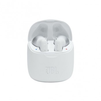 Słuchawki JBL T225TWSWHT (białe, bezprzewodowe, douszne)
