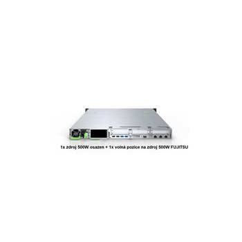 FUJITSU SRV RX1330M5 - E-2334G@3.4GHz 4C/8T 16GB, 2xM.2 SATA bez RAID, BEZ HDD 4xBAY2.5 H-P RP1-TITAN-500W server-RACK