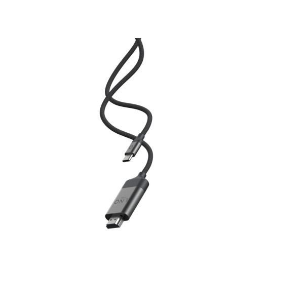 LINQ byELEMENTS LQ48017 adapter kablowy 2 m USB Type-C HDMI Czarny LINQ byELEMENTS LQ48017 adapter kablowy 2 m USB Type-C HDMI Czarny