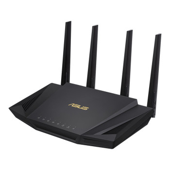 ASUS RT-AX58U router bezprzewodowy Gigabit Ethernet Dual-band (2.4 GHz 5 GHz) 4G Czarny