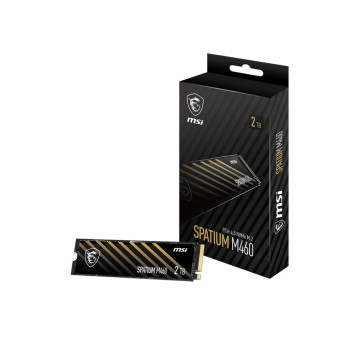 MSI SPATIUM M460 PCIe 4.0 NVMe M.2 1000 GB PCI Express 4.0 3D NAND