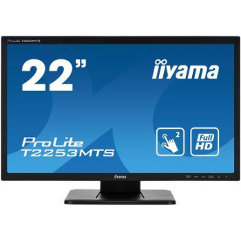 iiyama ProLite T2253MTS-B1 monitor komputerowy 54,6 cm (21.5") 1920 x 1080 px Full HD LED Ekran dotykowy Blad Czarny