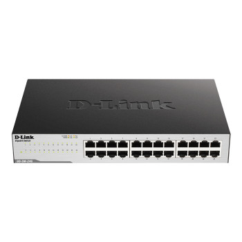 D-Link GO-SW-24G Nie zarządzany L2 Gigabit Ethernet (10 100 1000) 1U Czarny