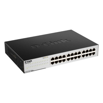 D-Link GO-SW-24G Nie zarządzany L2 Gigabit Ethernet (10 100 1000) 1U Czarny