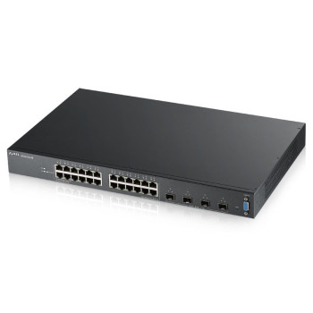 Zyxel XGS2210-28 Zarządzany L2 Gigabit Ethernet (10 100 1000) 1U Czarny