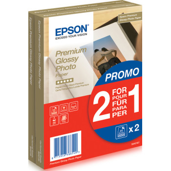 Epson Premium Glossy Photo Paper - 10x15cm - 2x 40 Arkuszy
