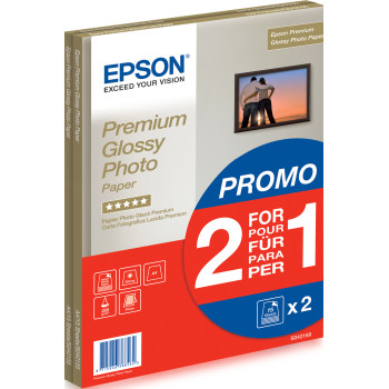 Epson Premium Glossy Photo Paper - A4 - 2x 15 Arkuszy