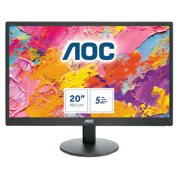 AOC 70 Series E2070SWN LED display 49,5 cm (19.5") 1600 x 900 px HD+ Czarny