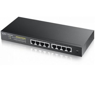 Zyxel GS1900-8HP Zarządzany L2 Gigabit Ethernet (10 100 1000) Obsługa PoE Czarny