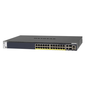 NETGEAR M4300-28G-PoE+ Zarządzany L3 Gigabit Ethernet (10 100 1000) Obsługa PoE 1U Czarny