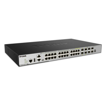 D-Link DGS-3630-28TC Zarządzany L3 Gigabit Ethernet (10 100 1000) 1U Czarny