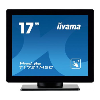 iiyama ProLite T1721MSC-B1 monitor komputerowy 43,2 cm (17") 1280 x 1024 px SXGA LED Ekran dotykowy Blad Czarny