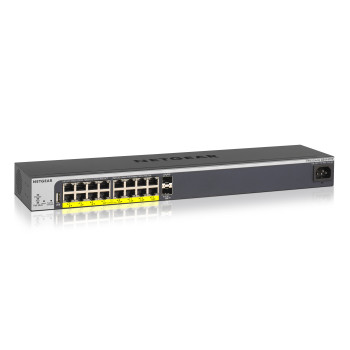 NETGEAR GS418TPP Zarządzany L2 L3 L4 Gigabit Ethernet (10 100 1000) Obsługa PoE Czarny