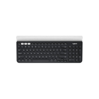 Logitech K780 Multi-Device Wireless Keyboard klawiatura RF Wireless + Bluetooth QWERTY Angielski Szary, Biały