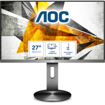 AOC 90 Series I2790PQU BT monitor komputerowy 68,6 cm (27") 1920 x 1080 px Full HD LED Czarny