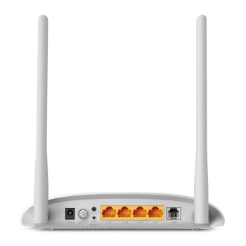 TP-Link TD-W8961N router bezprzewodowy Fast Ethernet Jedna częstotliwości (2,4 GHz) 4G Szary, Biały