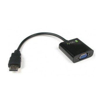 Techly IDATA-HDMI-VGA2 adapter kablowy VGA (D-Sub) Czarny