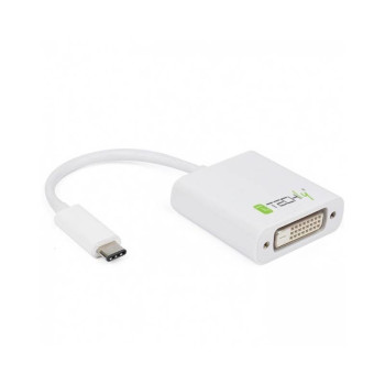 Techly IADAP USB31-DVI zewnętrzna karta graficzna usb Biały