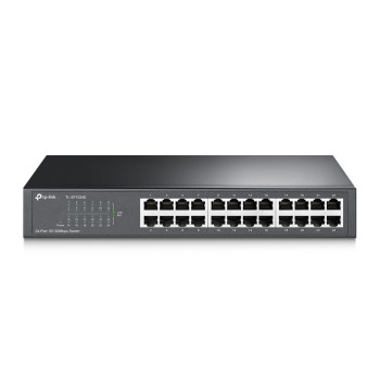 TP-Link TL-SF1024D łącza sieciowe Nie zarządzany Fast Ethernet (10 100) Czarny
