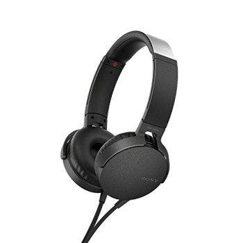 Sony MDR-XB550AP Zestaw słuchawkowy Przewodowa Opaska na głowę Połączenia muzyka Czarny