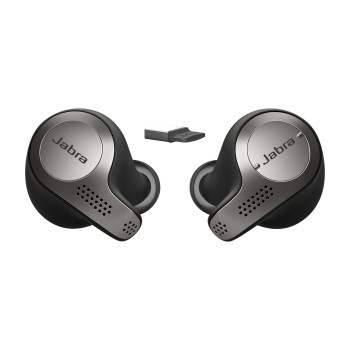 Jabra Evolve 65t Zestaw słuchawkowy Bezprzewodowy Douszny Biuro centrum telefoniczne Micro-USB Bluetooth Czarny