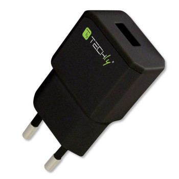Techly IPW-USB-21ECBK ładowarka do urządzeń przenośnych Czarny Wewnętrzna