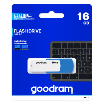 Goodram UCO2 pamięć USB 16 GB USB Typu-A 2.0 Niebieski, Biały