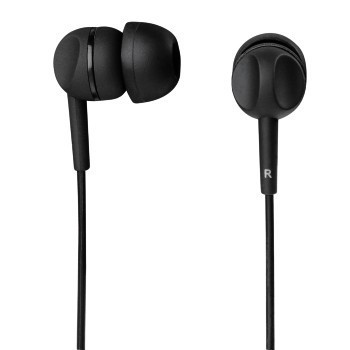 Thomson EAR3005BK Zestaw słuchawkowy Przewodowa Douszny Połączenia muzyka Czarny
