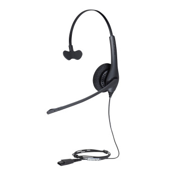 Jabra Biz 1500 Mono Zestaw słuchawkowy Przewodowa Opaska na głowę Biuro centrum telefoniczne Bluetooth Czarny