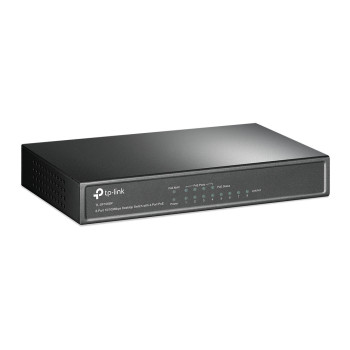 TP-Link TL-SF1008P Nie zarządzany Fast Ethernet (10 100) Obsługa PoE Czarny