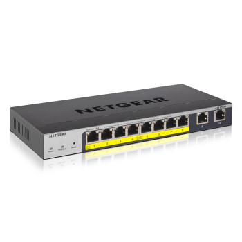 NETGEAR GS110TPP Zarządzany L2 L3 L4 Gigabit Ethernet (10 100 1000) Obsługa PoE Szary