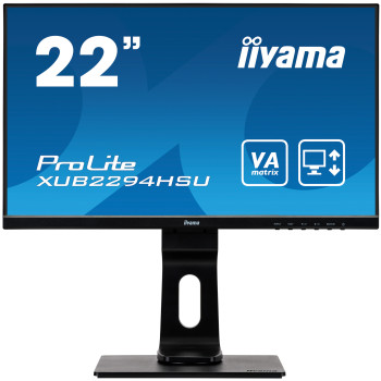 iiyama ProLite XUB2294HSU-B1 LED display 54,6 cm (21.5") 1920 x 1080 px Full HD Czarny