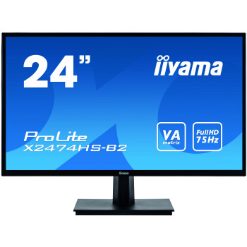 iiyama ProLite X2474HS-B2 monitor komputerowy 59,9 cm (23.6") 1920 x 1080 px Full HD LED Czarny