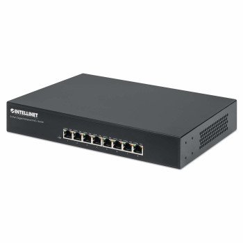 Intellinet 560641 łącza sieciowe Gigabit Ethernet (10 100 1000) Obsługa PoE Czarny