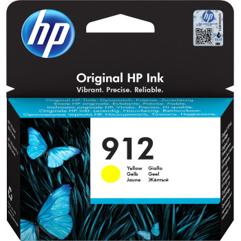 HP 912 oryginalny wkład atramentowy żółty