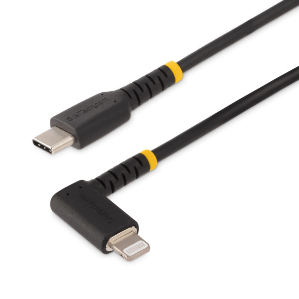 StarTech.com RUSB2CLTMM1MR kabel do telefonu Czarny 1 m USB C Lightning StarTech.com RUSB2CLTMM1MR kabel do telefonu Czarny 1 m USB C Lightning