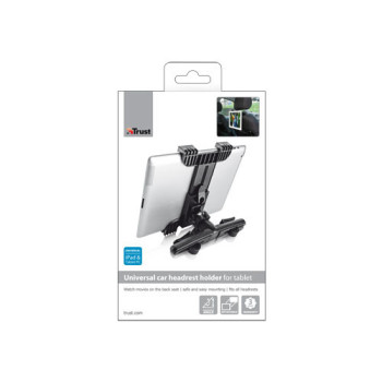 Trust Universal Car Headrest Holder Uchwyt pasywny Tablet UMPC Czarny