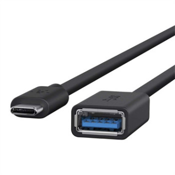 Belkin F2CU036btBLK kabel USB USB 3.2 Gen 1 (3.1 Gen 1) USB C USB A Czarny