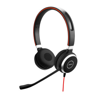 Jabra Evolve 40 Zestaw słuchawkowy Przewodowa Opaska na głowę Biuro centrum telefoniczne Bluetooth Czarny