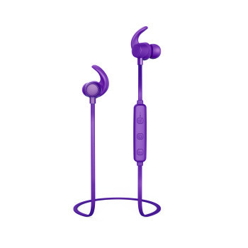 Hama WEAR7208PU Zestaw słuchawkowy Bezprzewodowy Douszny Połączenia muzyka Bluetooth Fioletowy